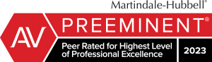 Richard Williamson of Ezer Williamson Law has been recognized by AV Preeminent Peer Rated