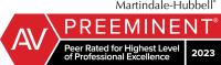 Richard Williamson of Ezer Williamson Law has been recognized by AV Preeminent Peer Rated